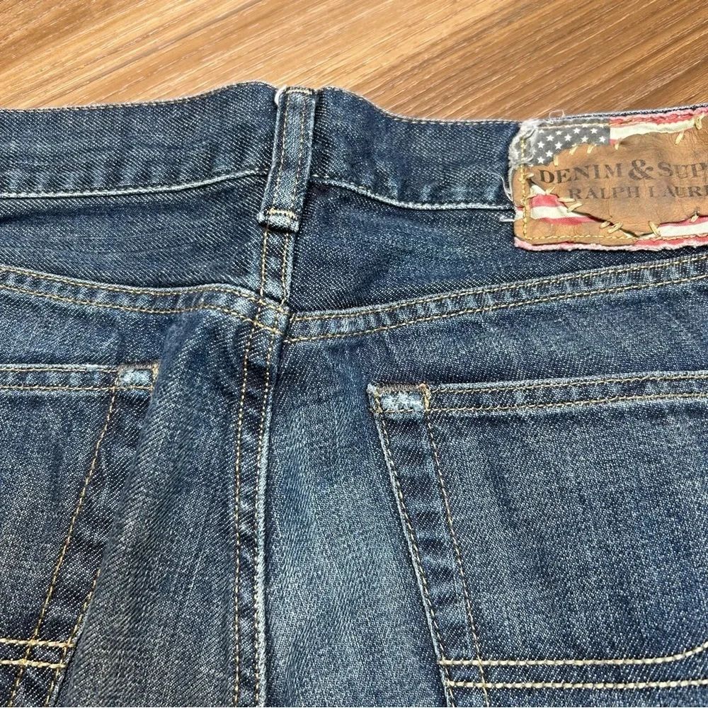 Denim Supply Ralph Lauren men’s slim jeans size 32x32 camouflage American flag